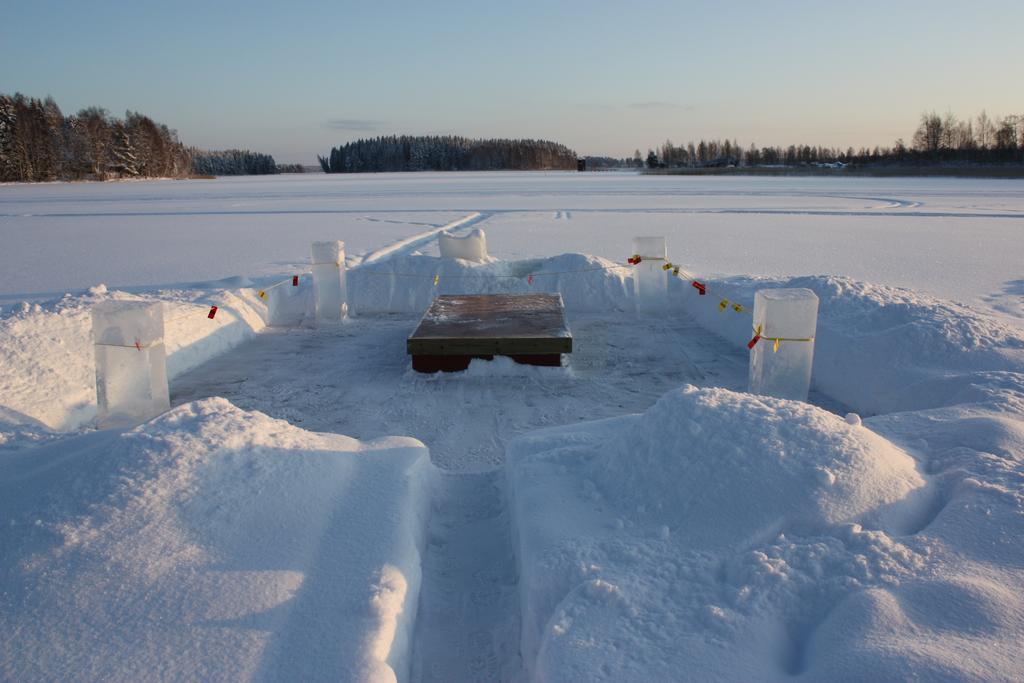 ホテルHaapasaaren Lomakyla Ruovesi エクステリア 写真